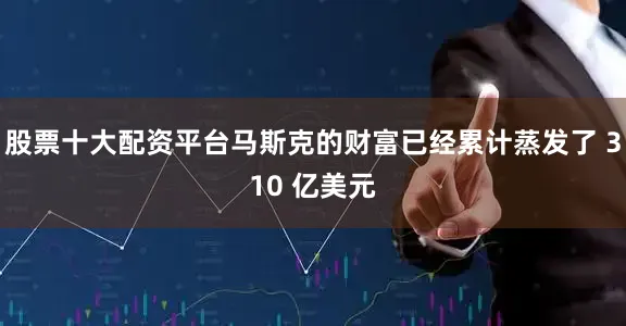 股票十大配资平台马斯克的财富已经累计蒸发了 310 亿美元